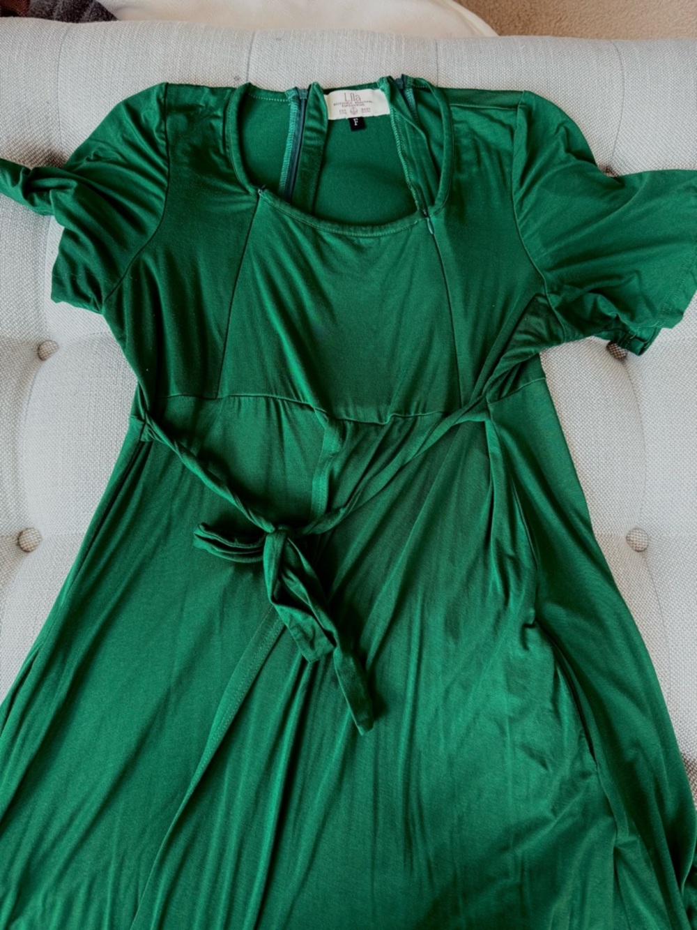 CASSIDY LABOR & POSTPARTUM GOWN in Emerald